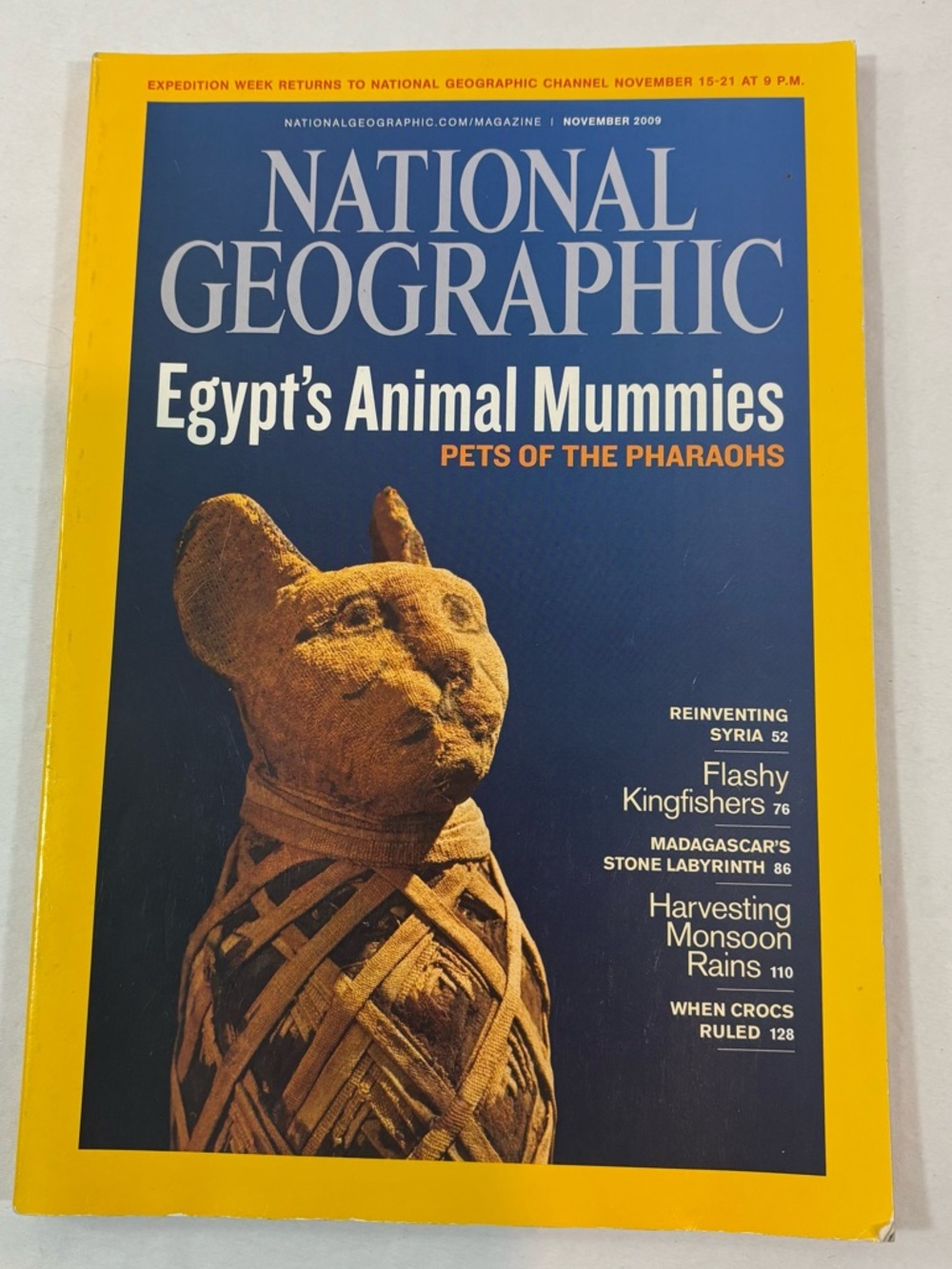 National Geographic Magazine / Egypt's Animal Mummies / November 2009